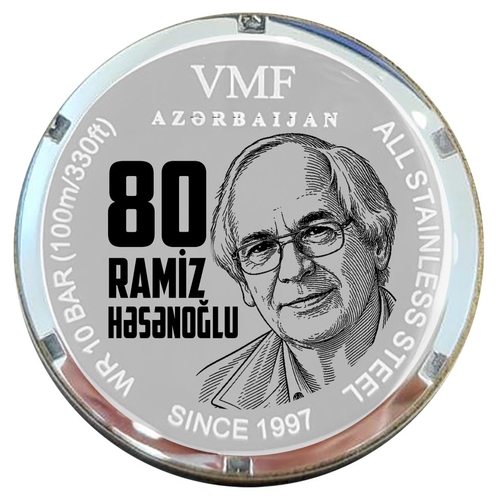 VMF Şirkəti Ramiz Həsənoğlunun 80 illik yubileyinə özəl saat hədiyyə edib.